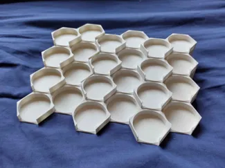 Hexagonal citadel paint stand