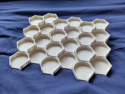 Hexagonal citadel paint stand