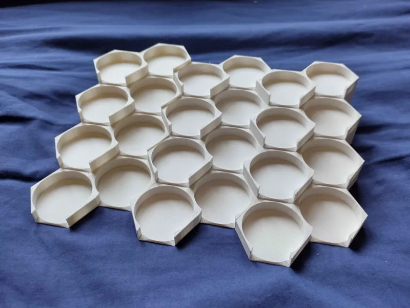 Hexagonal citadel paint stand