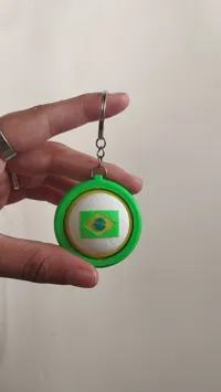 0.16mm layer, 3 walls, 5% infill - Versão bandeira do Brasil