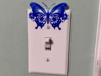 Butterfly Light Switch Cover