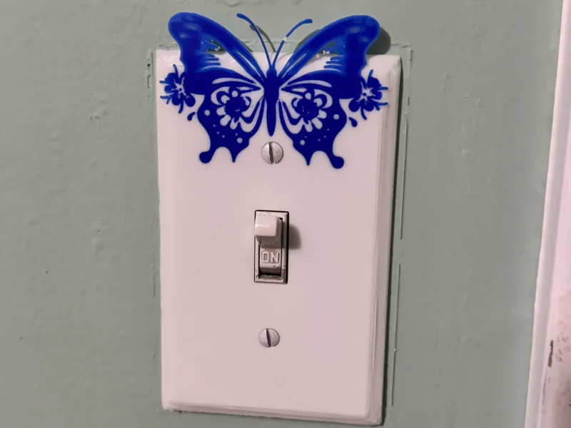 Butterfly Light Switch Cover