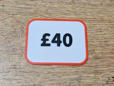 £40 Price tag