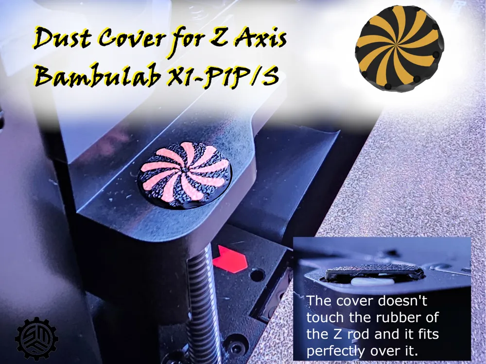 Dust Cover Z Axis for Bambulab X1-P1P/S - Free 3D Print Model - MakerWorld