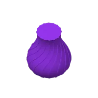 X1C 0.16mm layer, 1 walls, 0% infill thickened for strength printed purple IIIDMAX