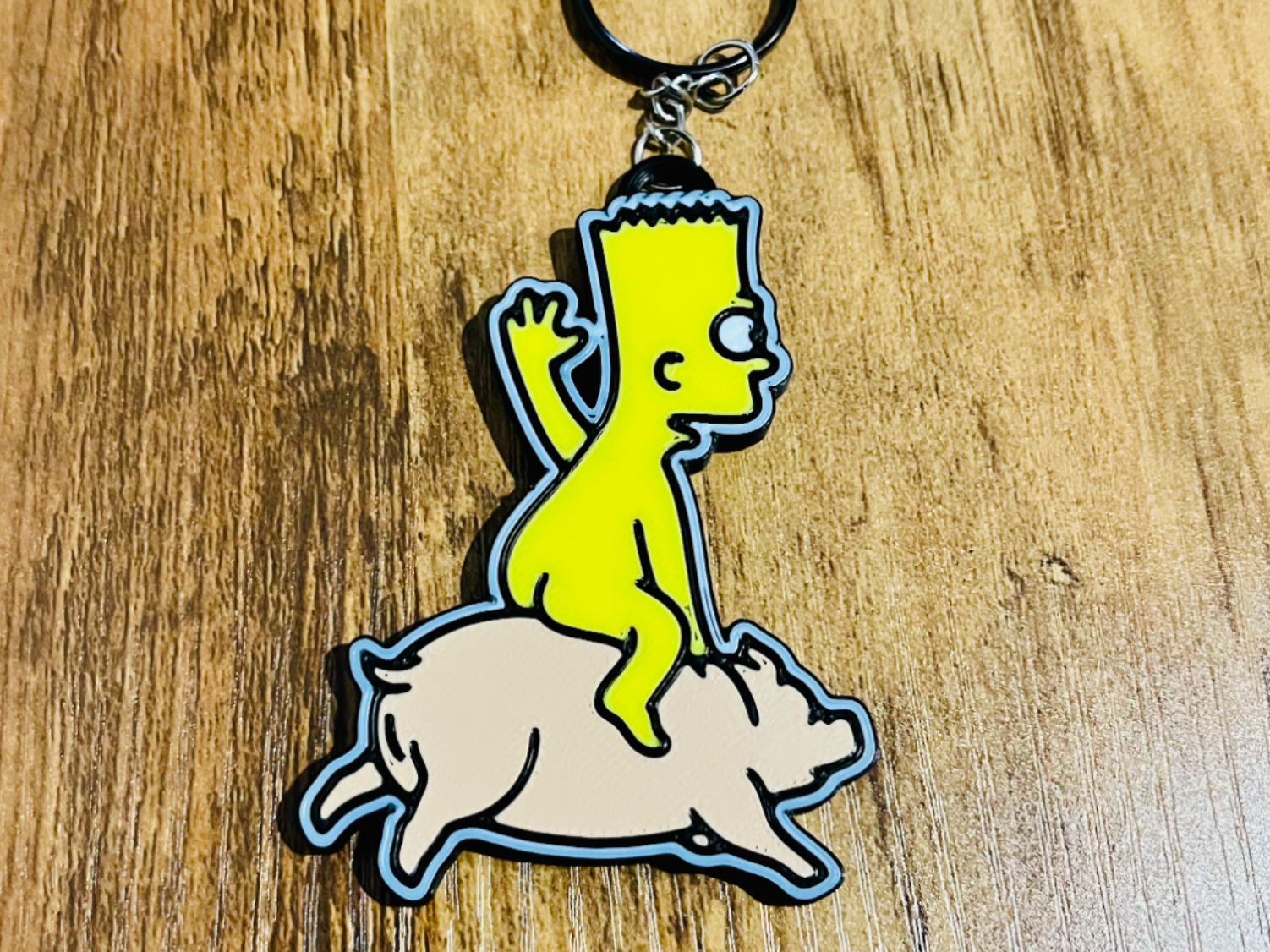 Bart Simpson keychain