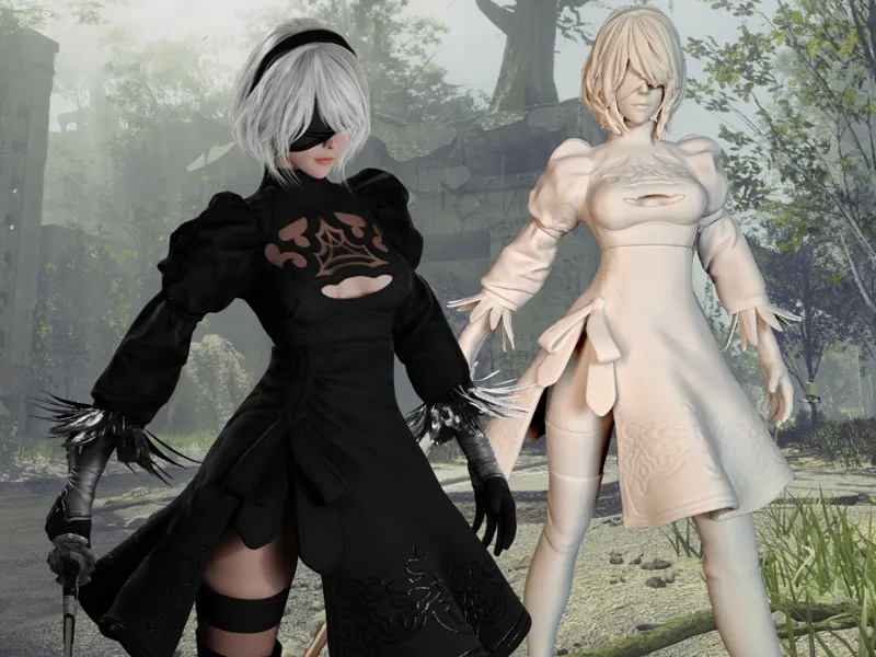 YoRHa No. 2 Type B aka 2B - Nier Automata