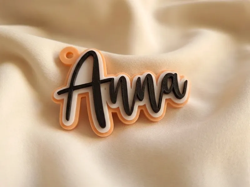 Anna Name Keychain – Personalized 3D Print