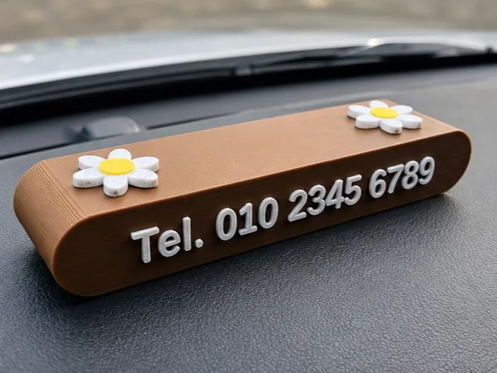 Custom Daisy Dashboard Number Plate