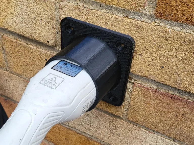 Type 2 CCS2 EV socket for charger cable
