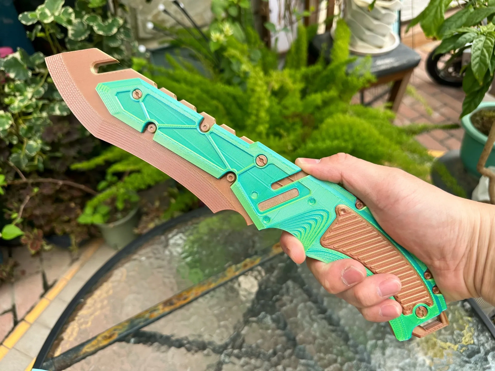 Miniatura 1 do modelo 3D 科幻风格军刀