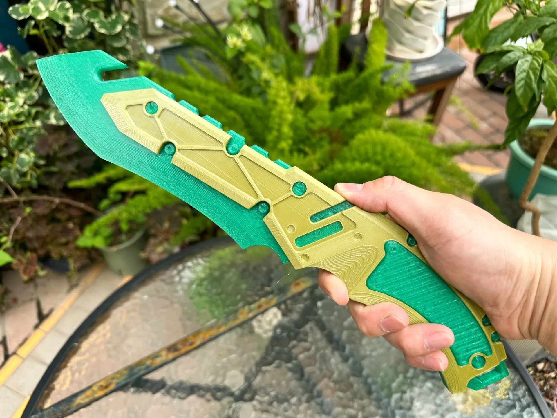 Miniatura 2 do modelo 3D 科幻风格军刀