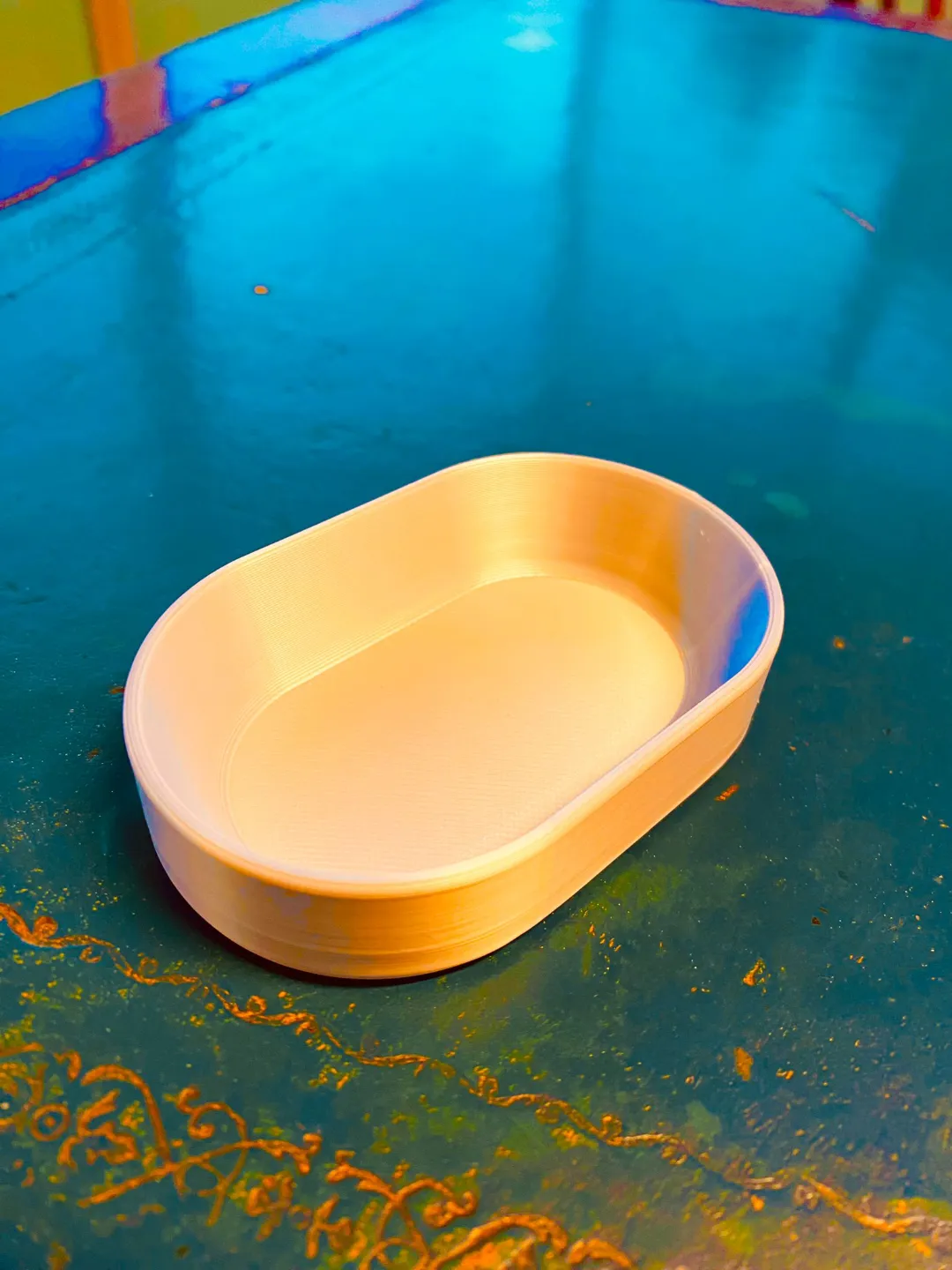 Designer Catch All Tray "Ovalism" view 4