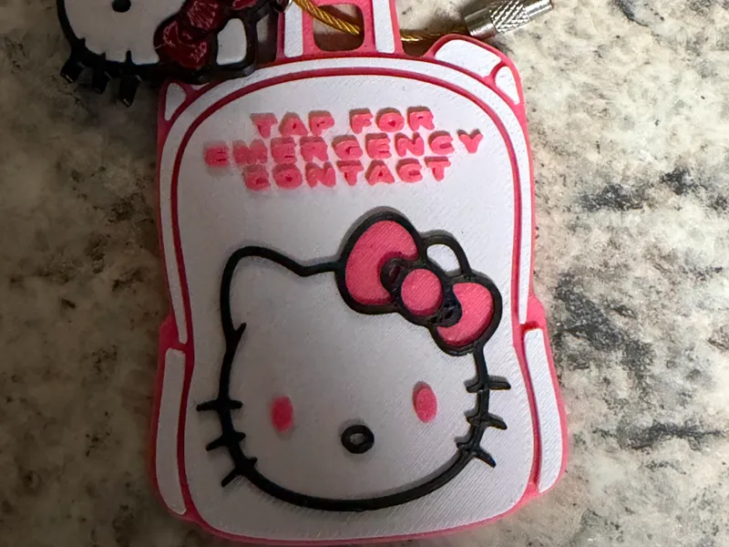 Hello Kitty NFC Backpack Tag