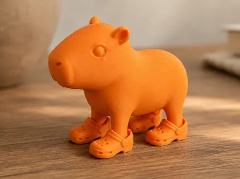 Tapa o cubierta: Capybara with Crocs — referencia de MakerWorld