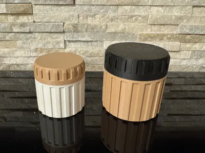 Good Closing Storage Jar Container Round Cap Box
