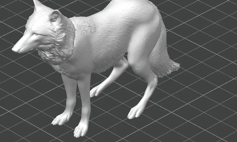 wolf miniature view 2