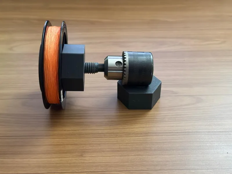 Suporte para furadeira para linha de pesca