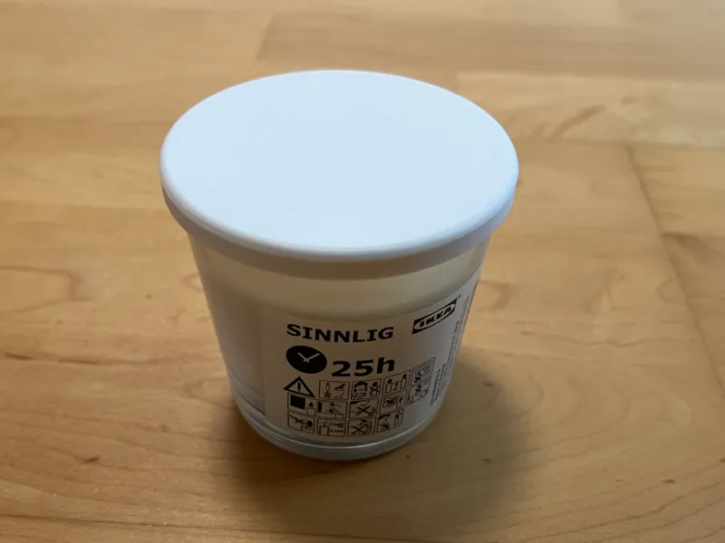 Ikea Sinnlig Candle Lid