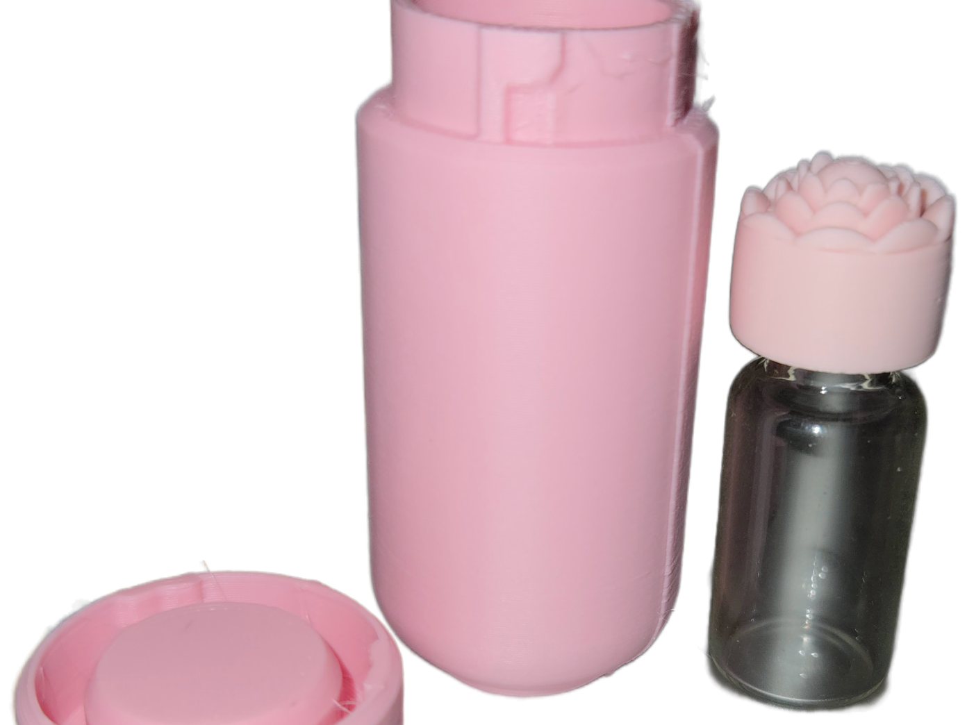 Twist-lock Lid 3ml vial Container