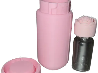 Twist-lock Lid 3ml vial Container