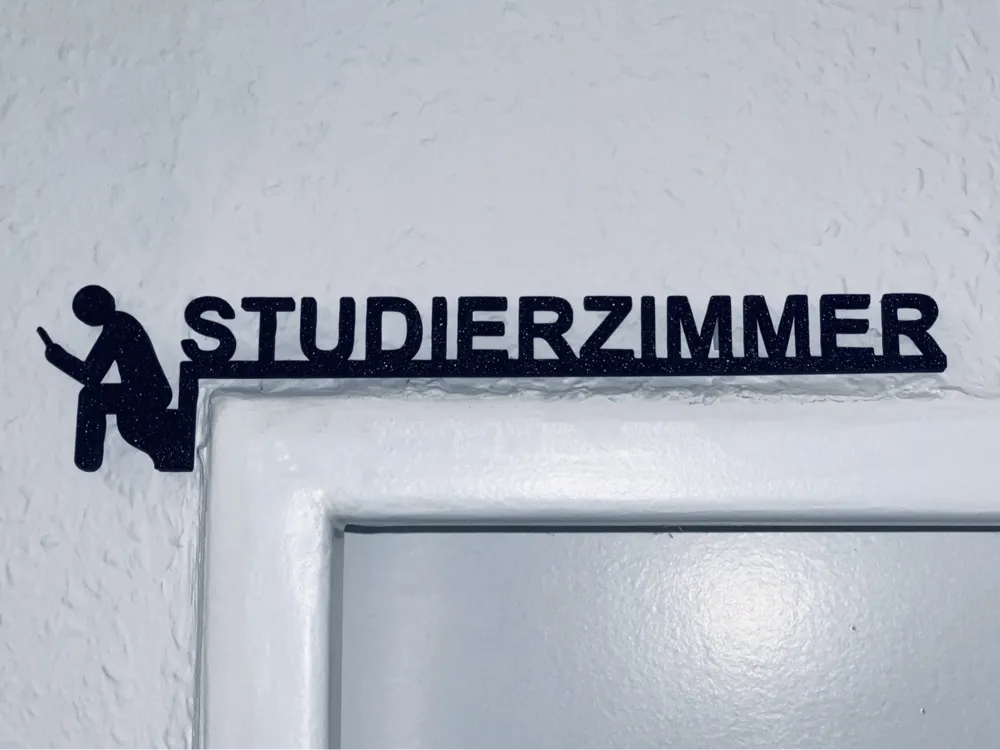 Study Room Sign L & R Remixed by schiko - MakerWorld