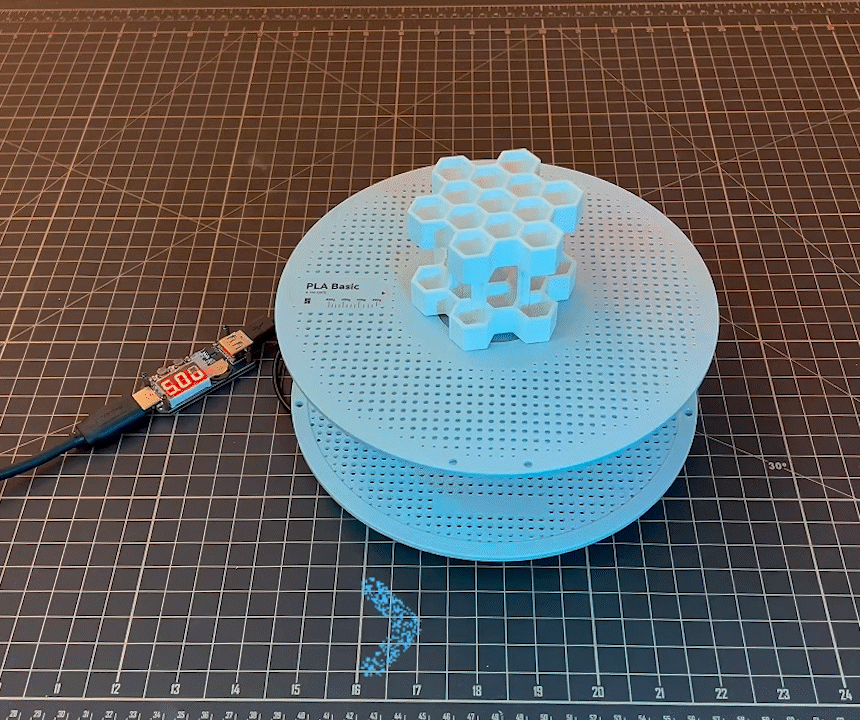 Miniatura 3 do modelo 3D 料盘改造干燥剂储存及自动旋转烘干盒，料盘翻转，电动旋转展台