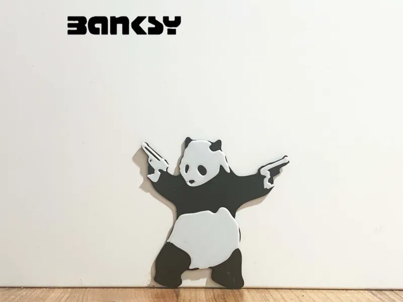 Banksy - Panda with Guns