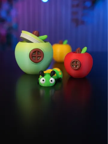 Caja o estuche: Apple Container Diorama — vista de referencia 2