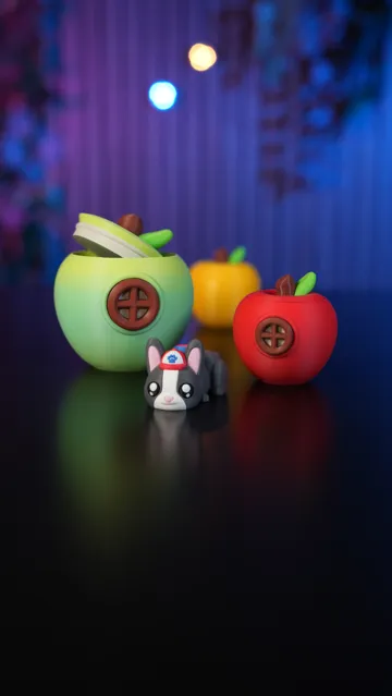 Caja o estuche: Apple Container Diorama — vista de referencia 5
