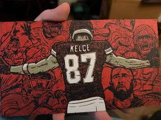 KC Chiefs Travis Kelce Fanart Tribute