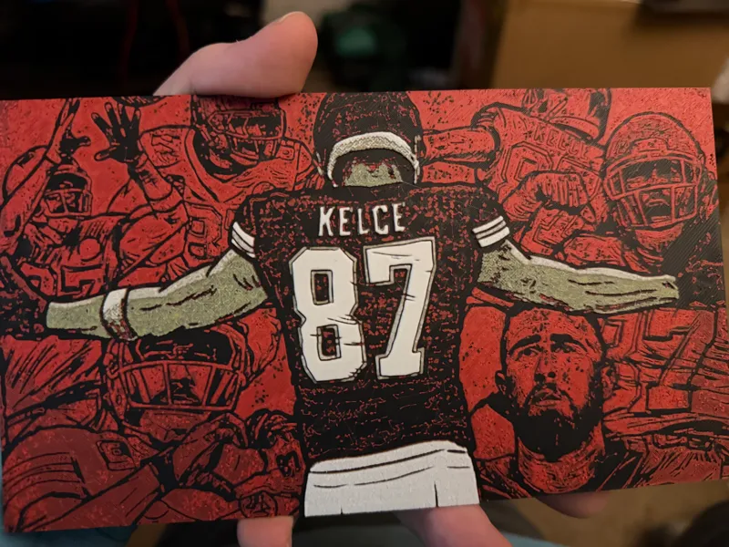KC Chiefs Travis Kelce Fanart Tribute
