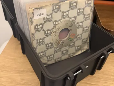 vinyl records carry case 7 inch