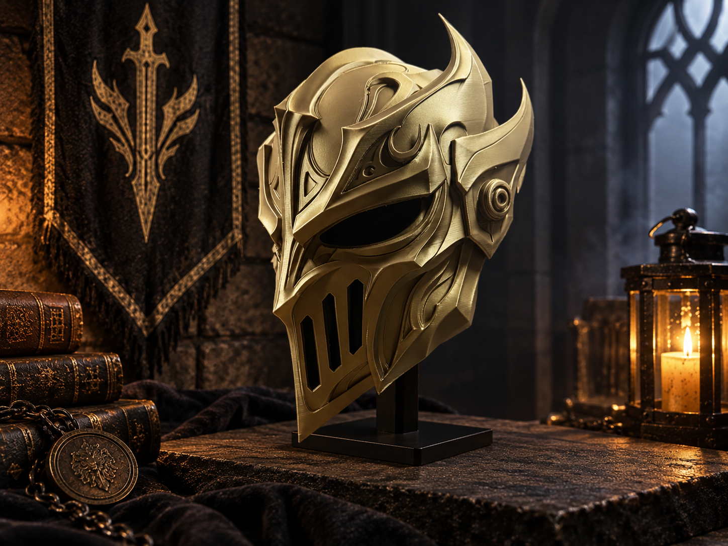 Forsaken Knight Helmet - 3D printed Masks & Helmets, in stock in India