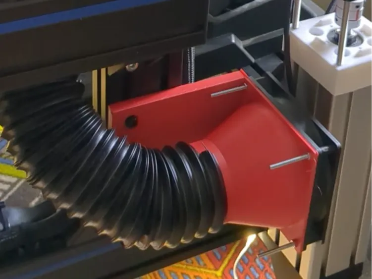 Wind Simulator Tube Mount for 120x120mm Fan