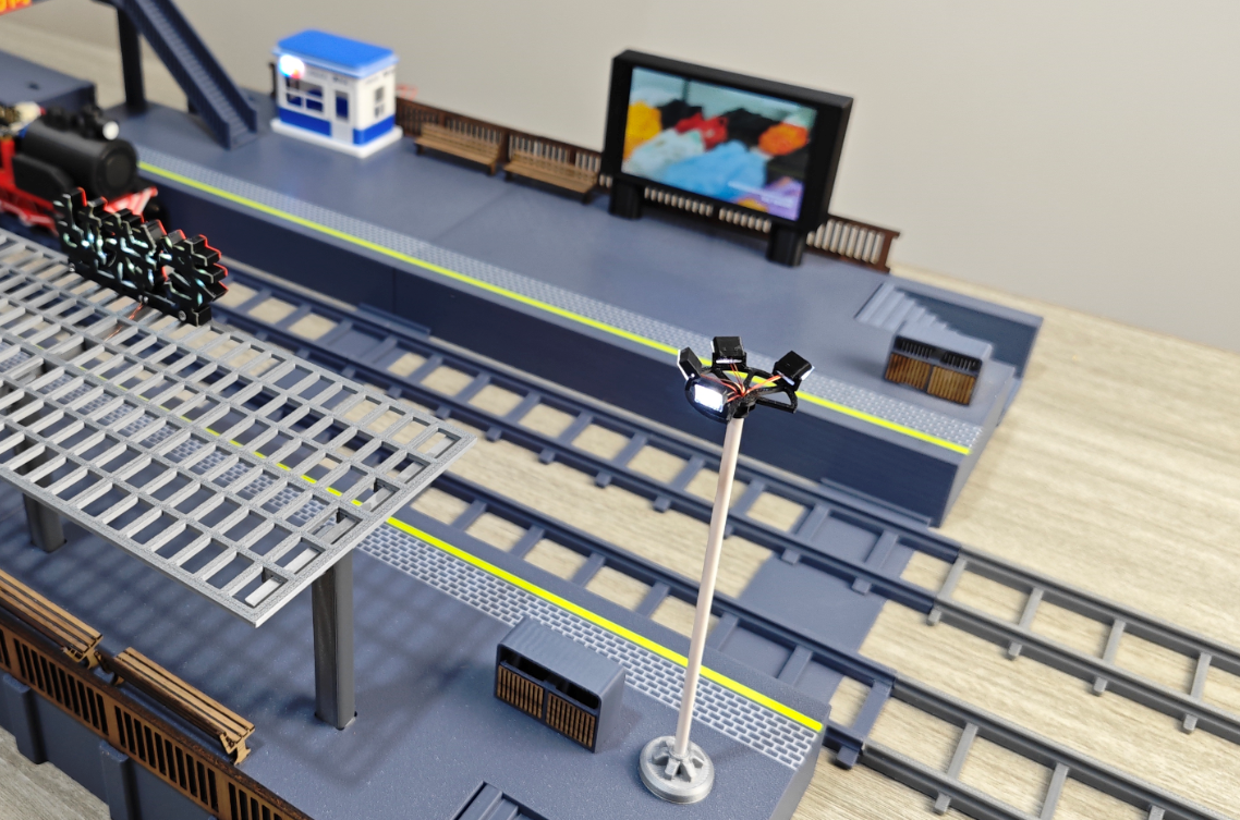Miniatura 5 do modelo 3D 老铁一号火车站台