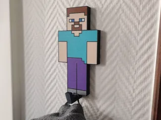 Minecraft Steve - Auswechselbarer Kleiderhaken