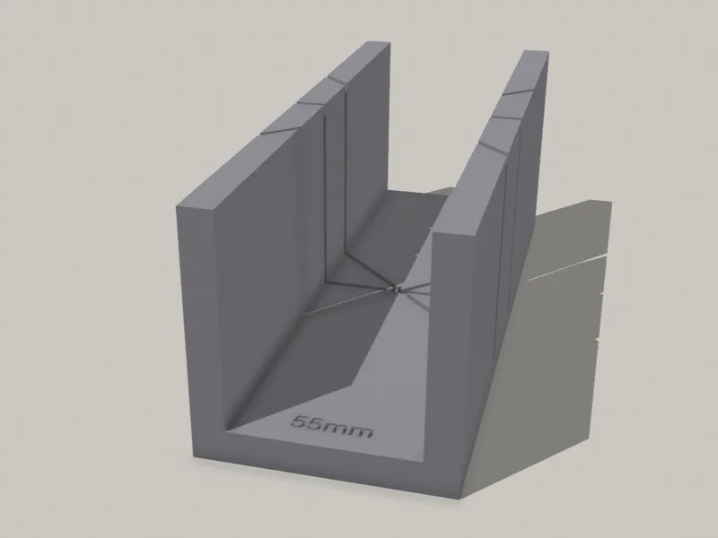 Cornice Mitre Boxes - 90, 75, 55mm