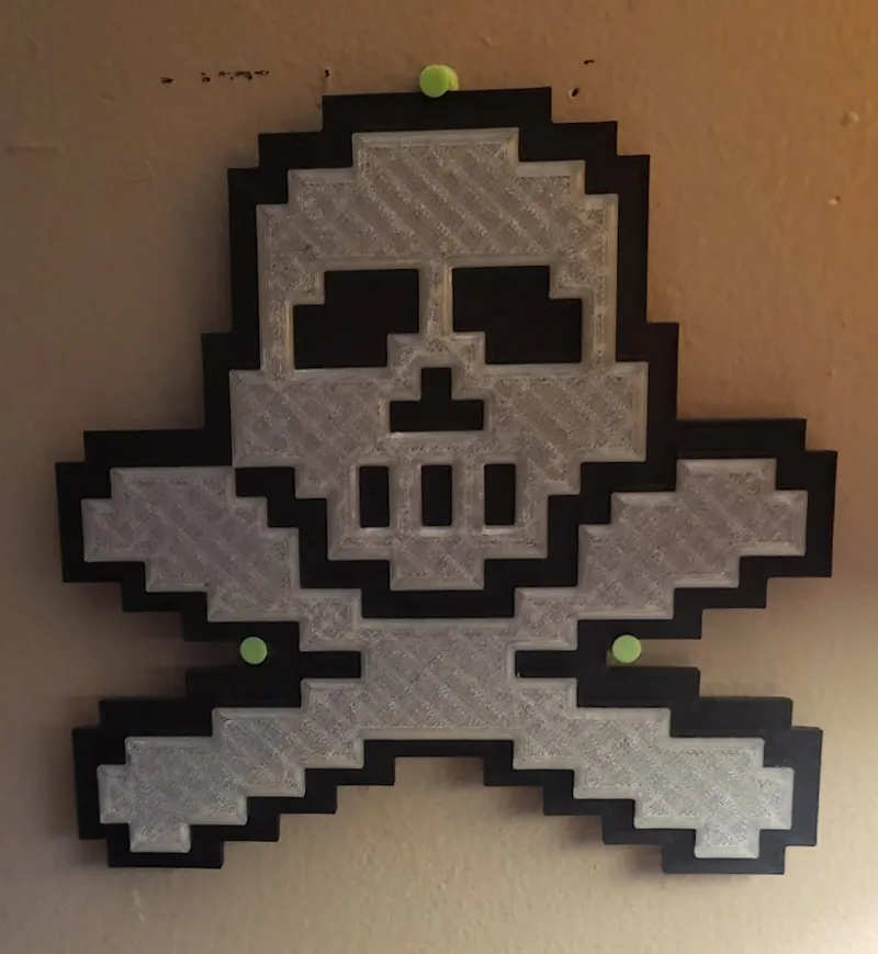OSRS Runescape PK Skull Icon Plate thing