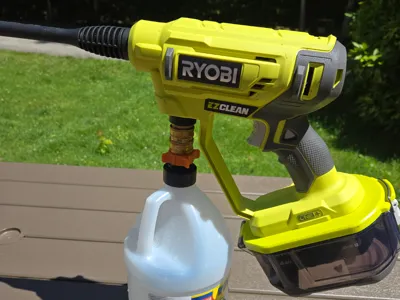Ryobi EZ Clean Pressure Washer 1Gal Bottle Adapter