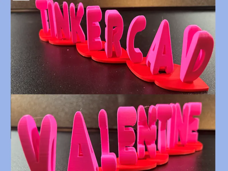 Tinkercad Valentine Illusion