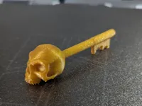 Clé tête de mort squelette — photo 1