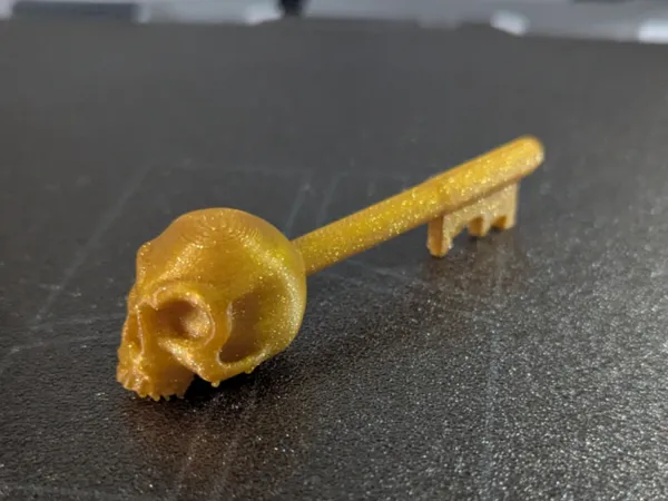 Clé tête de mort squelette