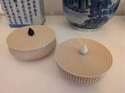 Parametric Bowl with Friction-Fit Lid