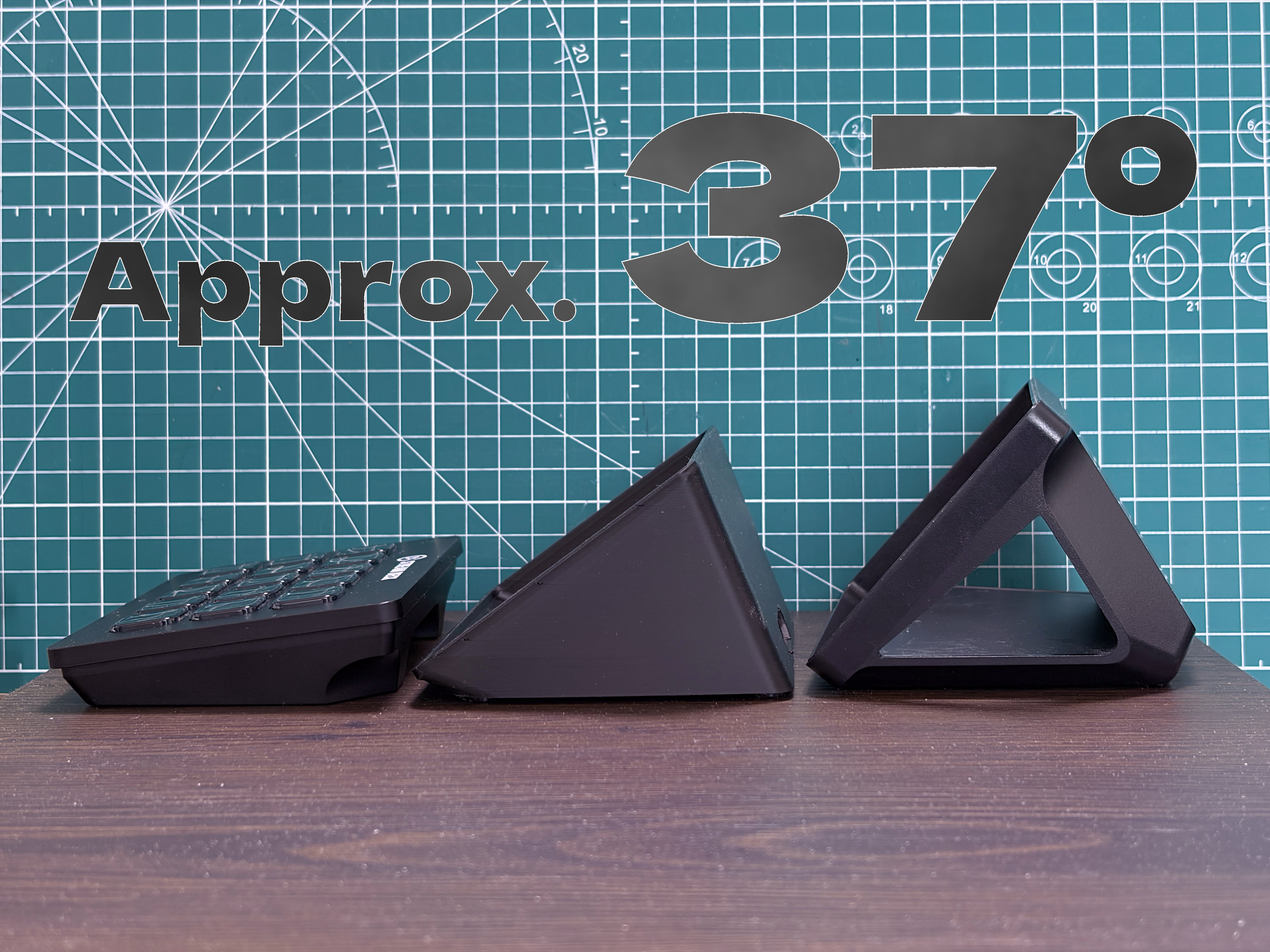 Miniatura 2 do modelo 3D Stream Deck Snap-Fit Angle Stand (3 Angles)