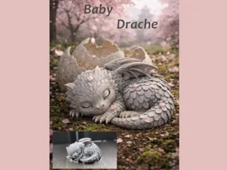 Baby Drache - Kirschblüte