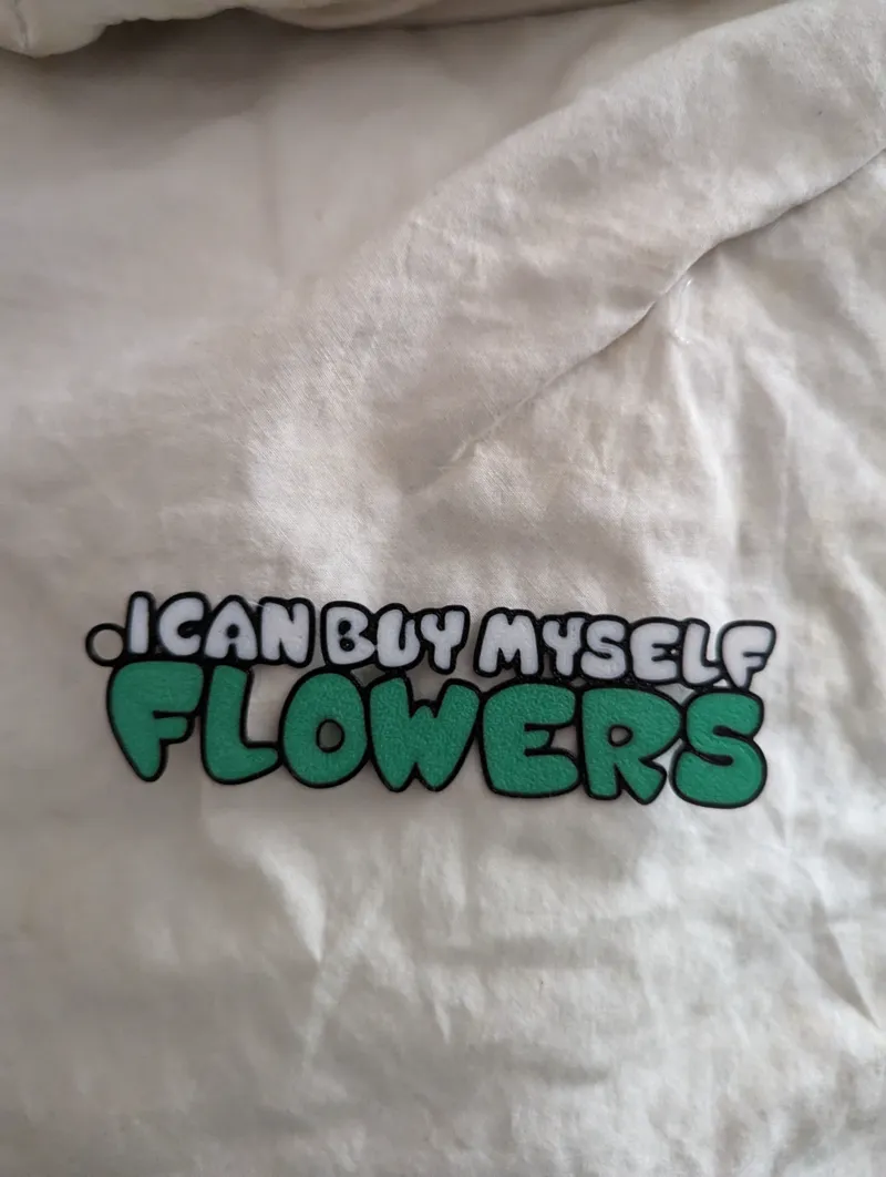 Keychain i can buy myself flowers