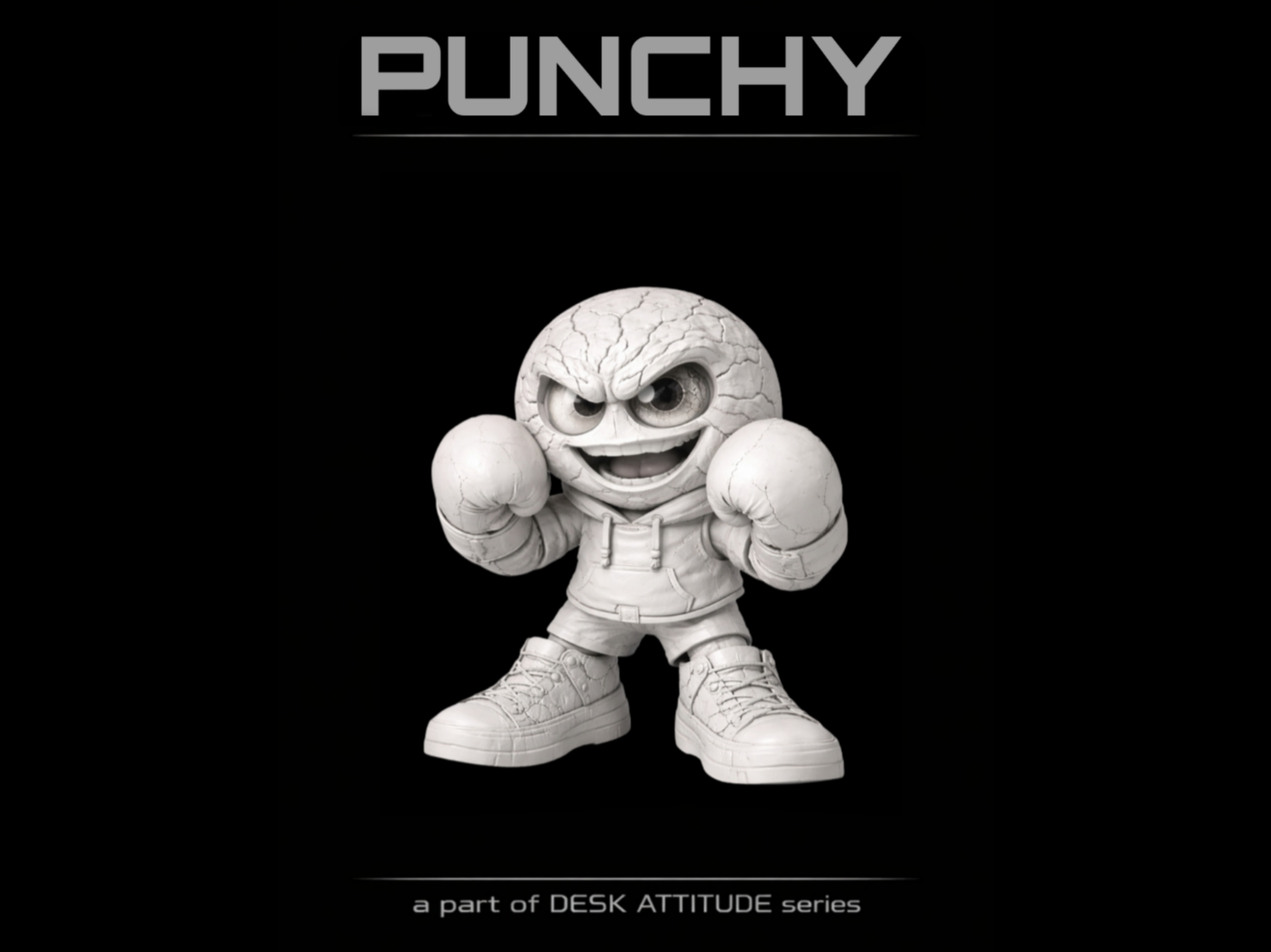 #5 PUNCHY – Desk Attitude|Statement Desktop Figure