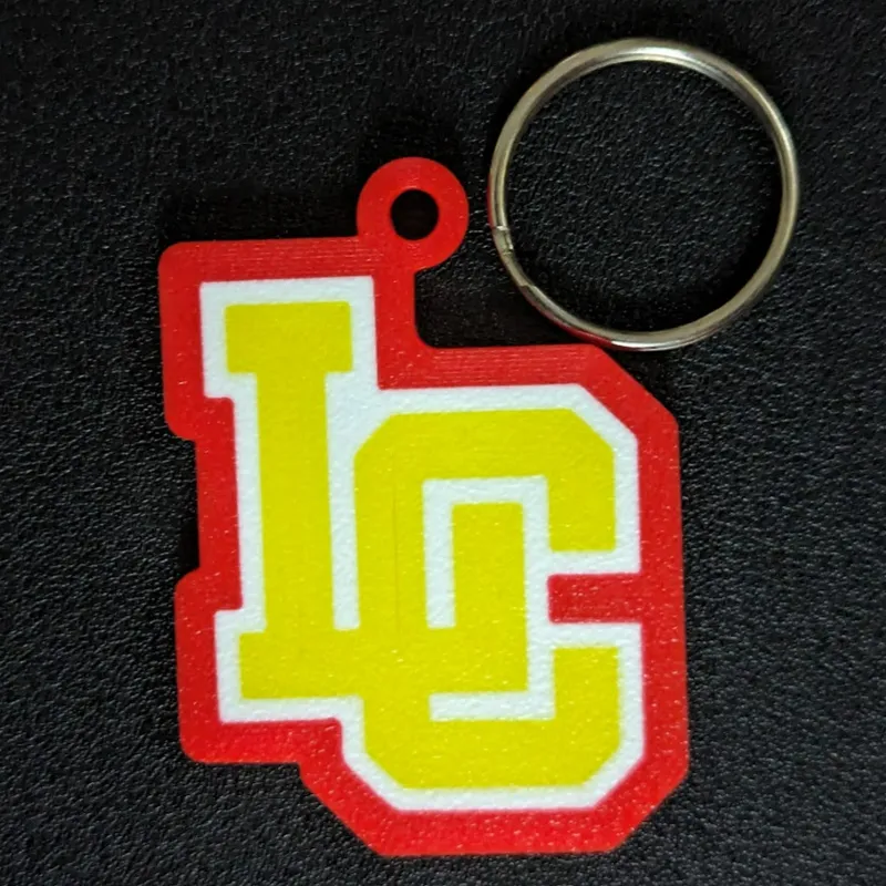 School Logo LC Keychain