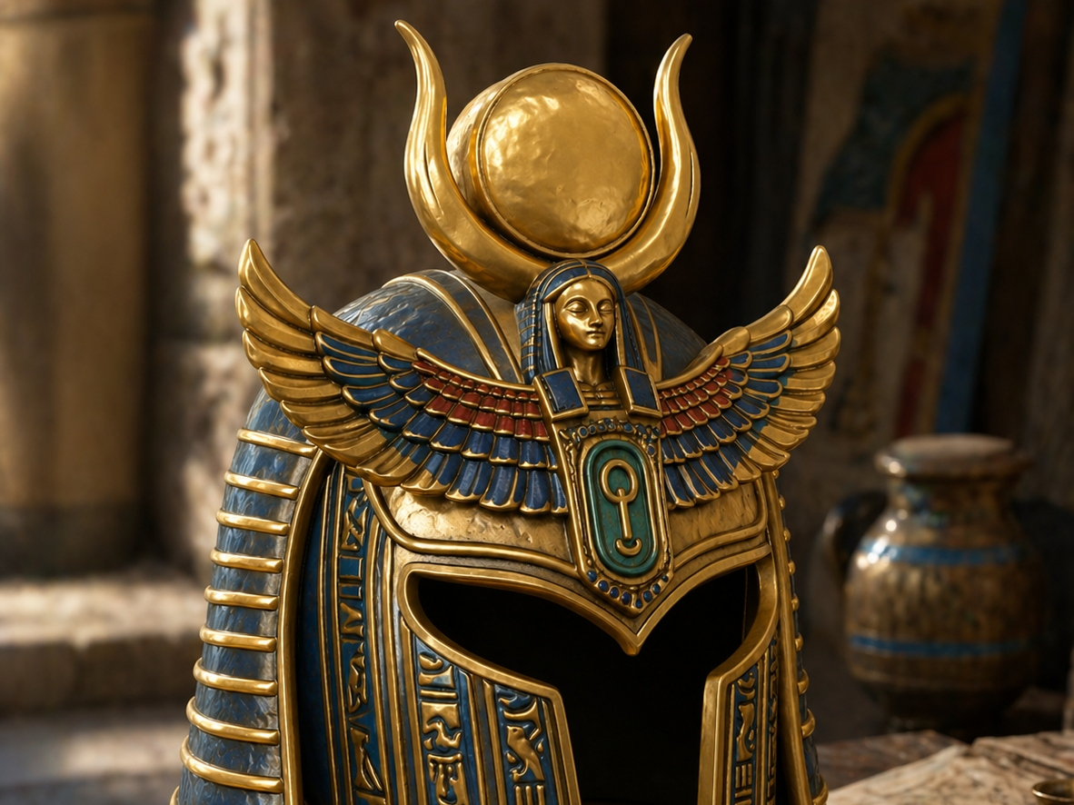 Egypt god Isis helmet (Bo katan style)